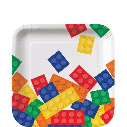 BLOCKS PAPER PLATES